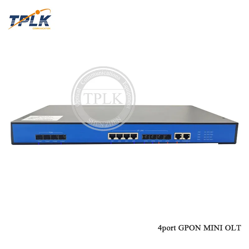 4 PON порта Olt Mini простое веб Управление до 256 Onus Fiber Ftth Gpon OLT|Оптоволоконное