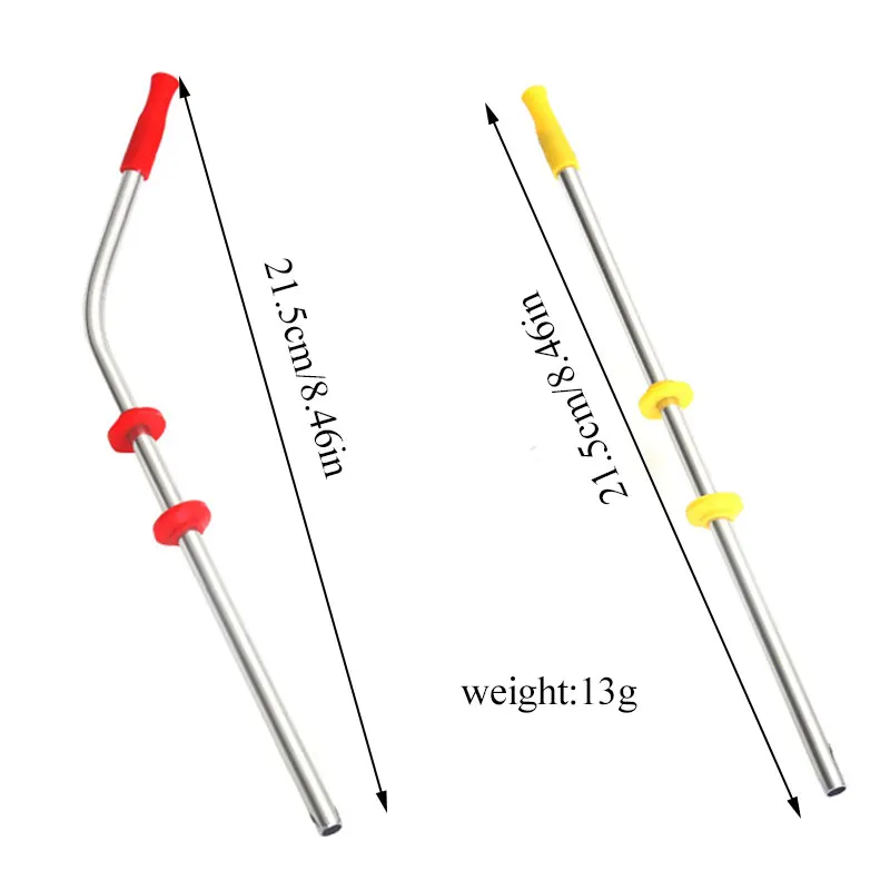 Многоразовая Питьевая соломка из нержавеющей стали металлическая соломинка с