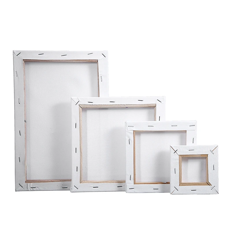Маленькая художественная доска для рисования белая деревянная рамка пустая