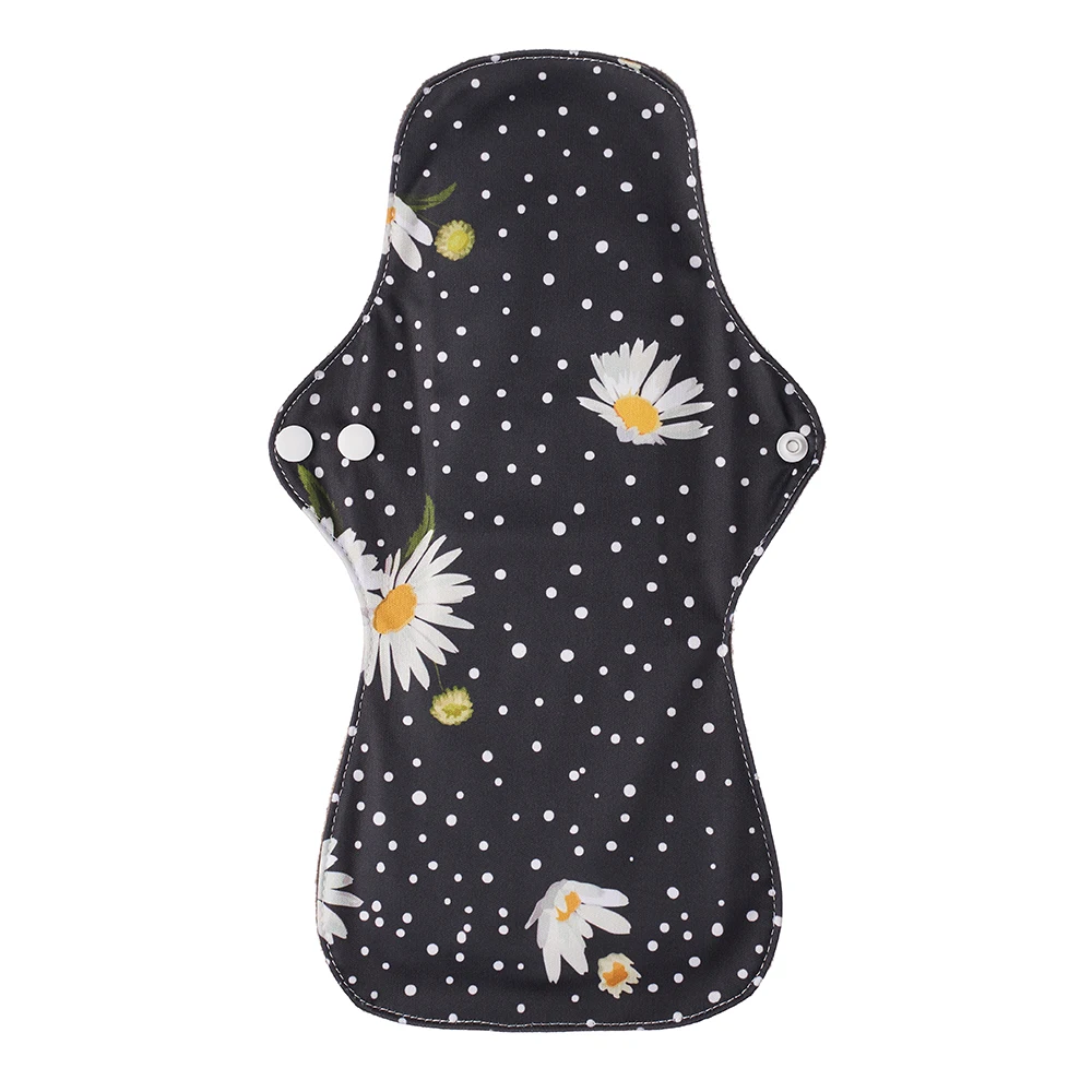 Toallas sanitarias con carb&oacute;n de bamb&uacute; para uso nocturno, pa&ntilde;o de higiene femenina, lavable, 1 unidad, env&iacute;o gratis-2