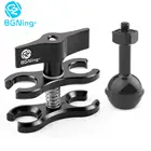 2 в 1 алюминиевое приспособление для подводного плавания с зажимом для Крепления Шарового зажима в форме бабочки для камеры GoPro Hero 7654