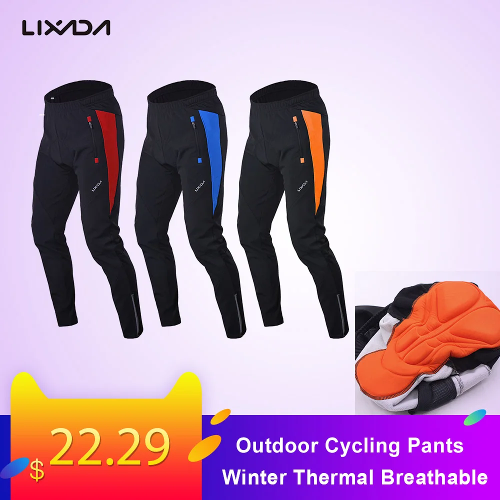 Брюки MTB велосипедные мужские и женские брюки зимние длинные флисовые спортивные