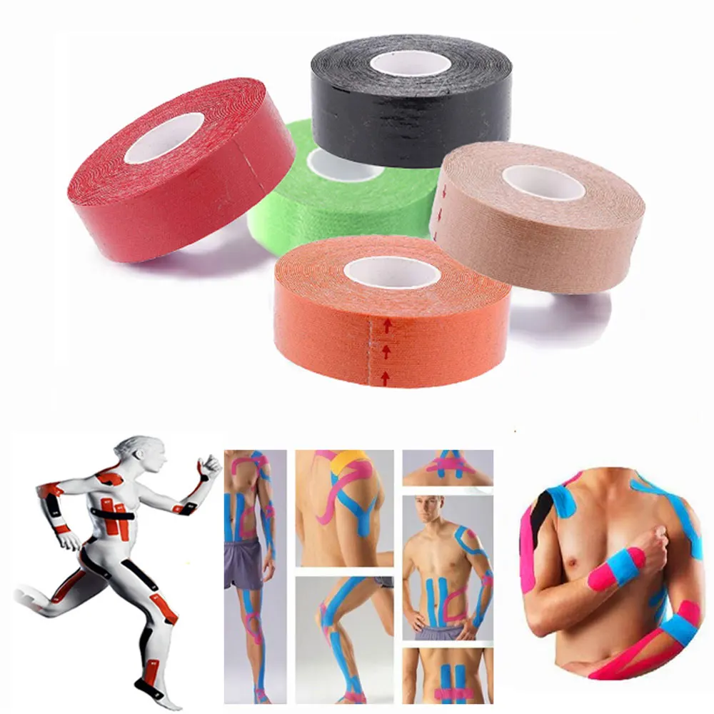 

Kinesiology Tape Athletic Tape Sport Recovery Tape Strapping Gym Fitness Tennis Running Knee Muscle Protector