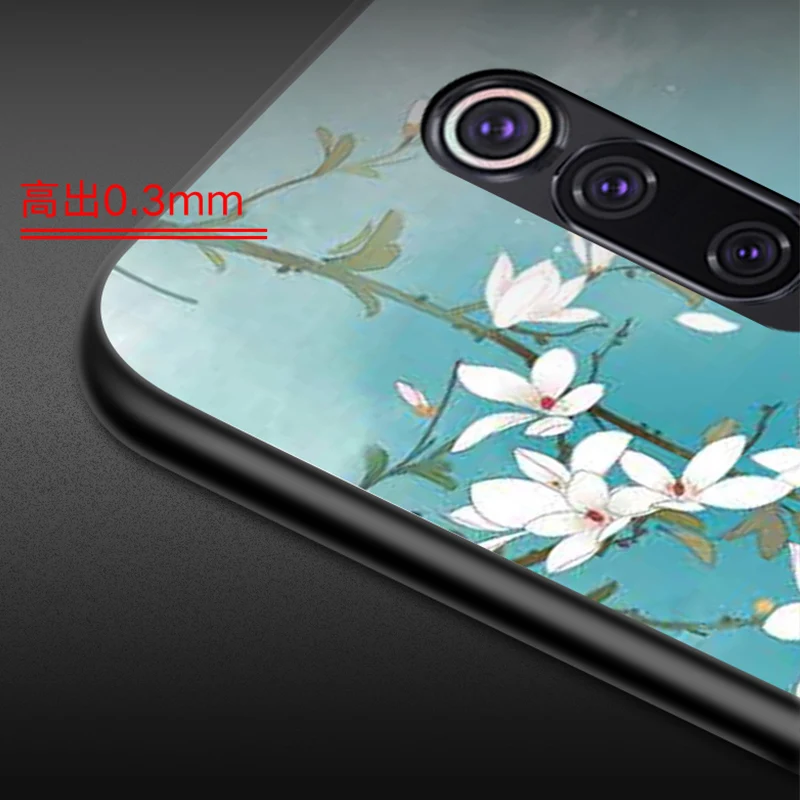 Черный силиконовый чехол с мультипликационным принтом для Xiao mi Red K20 Pro 9T Чехол