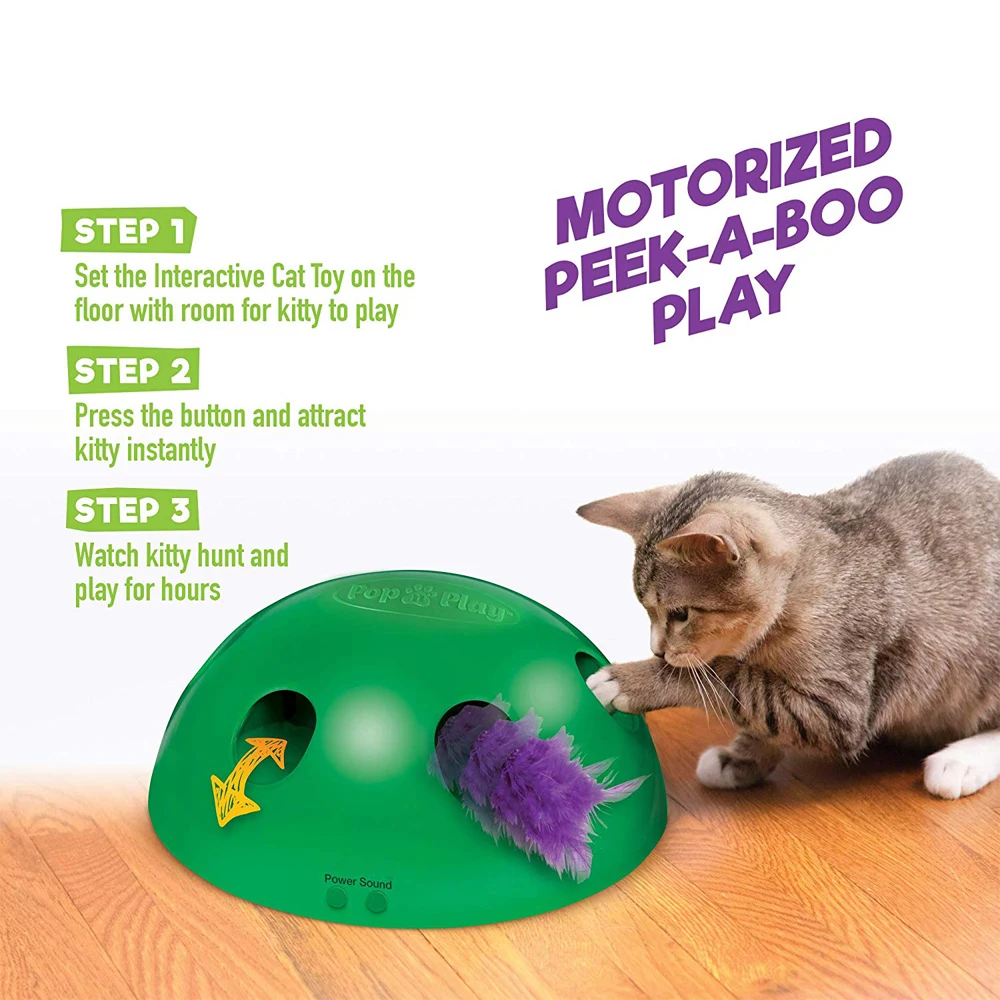 Поп игра игрушка для кошек электрическая НЛО Когтеточка умная случайная