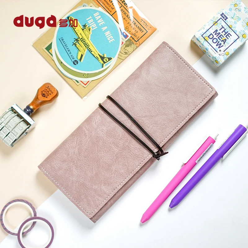 Пенал кожаный портативный в стиле ретро рулон водонепроницаемых сумочек из