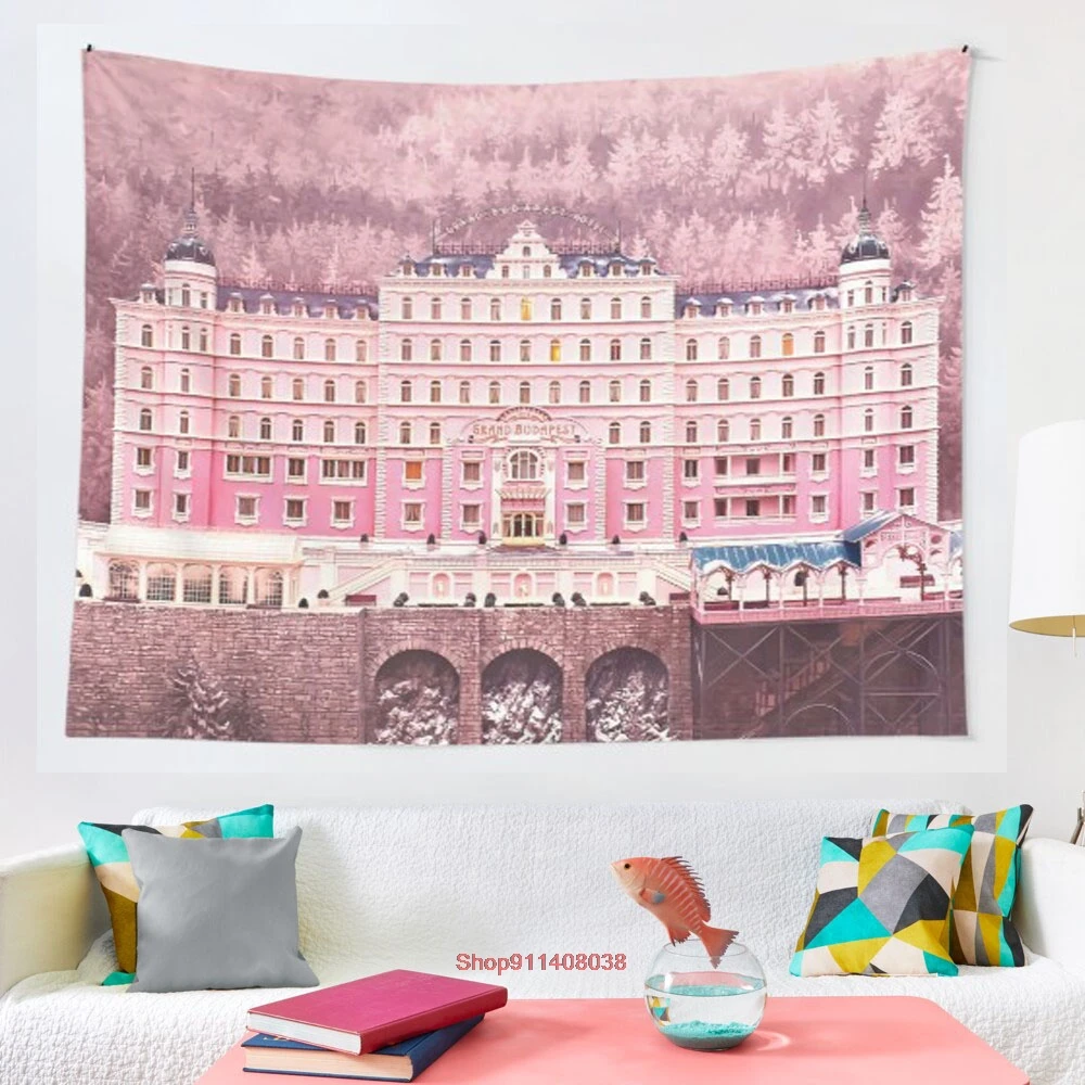 

Grand Budapest Hotel tapestry Wall Hanging Decor Coverlet Bedding Sheet Throw Bedspread Living Room Tapestries