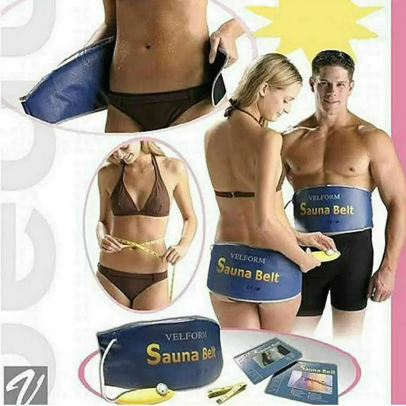 

Electric Sauna Waist Trainer Belt Fat Burning Slimming Massager Belt Body Shaper Weight Loss Hook Shapewear EU/US Plug New