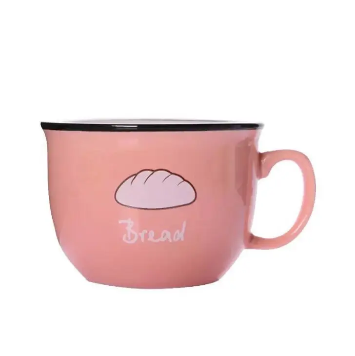 Мультяшная креативная кофейная кружка с молоком керамическая для влюбленных