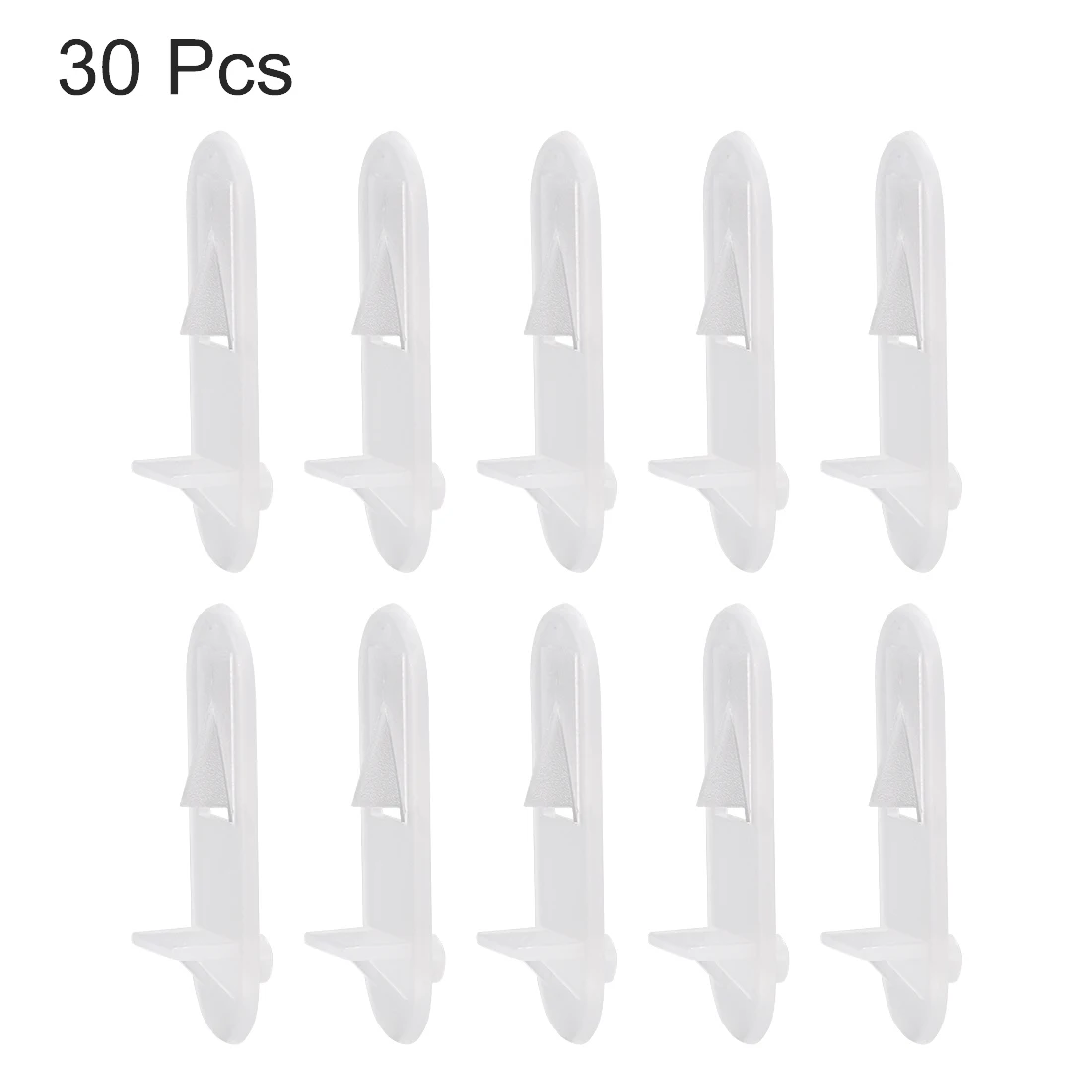 

uxcell Plastic Shelf Support Pegs,7mm Shelf -Locking,Cabinet Bracket Peg,Clear,30pcs