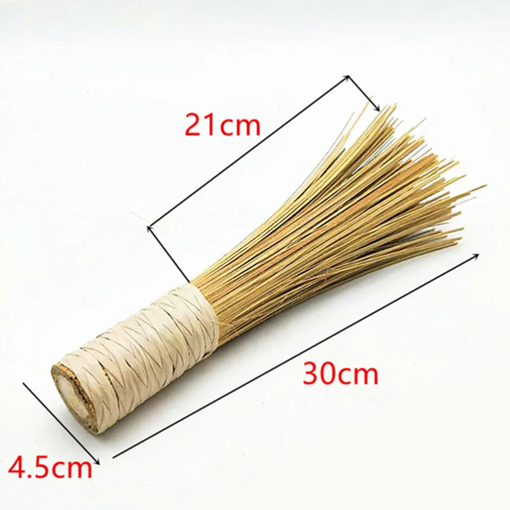 Бамбуковая щетка с венчиком для чистки бытовые кухонные инструменты удобной