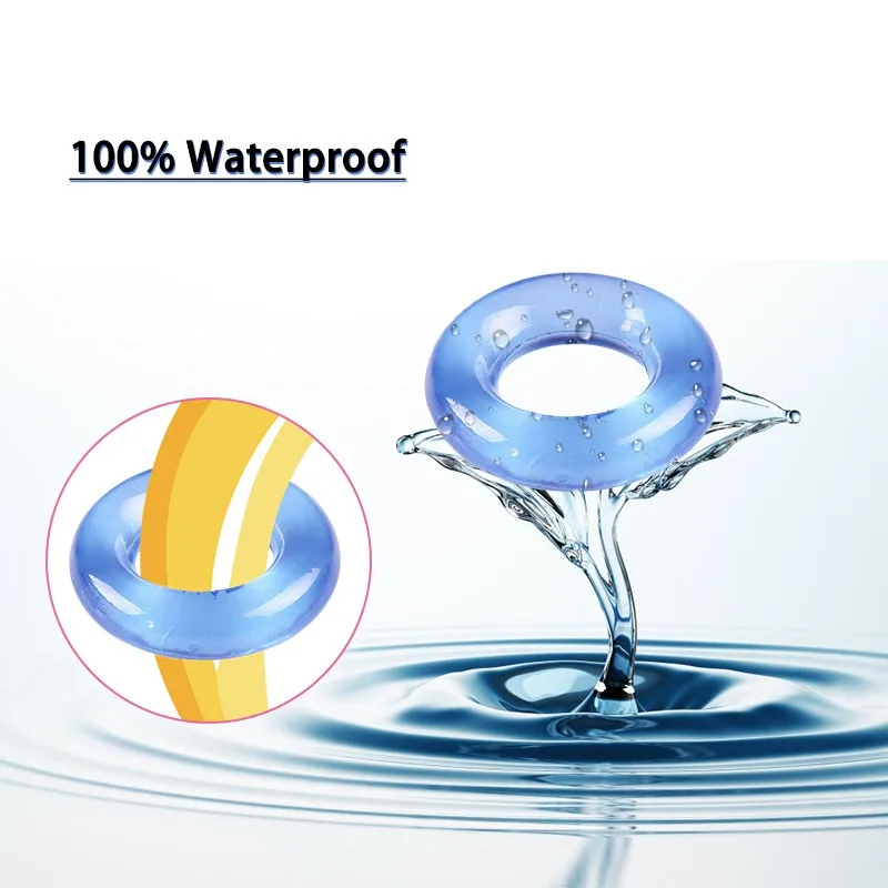 Кольцо с замком для мужчин из термоэластопласта увеличивает эякуляцию Пояс