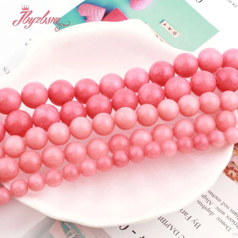 6 8 10 мм Гладкие Круглые родохрозитовые нефриты гладкие свободные бусины шарики