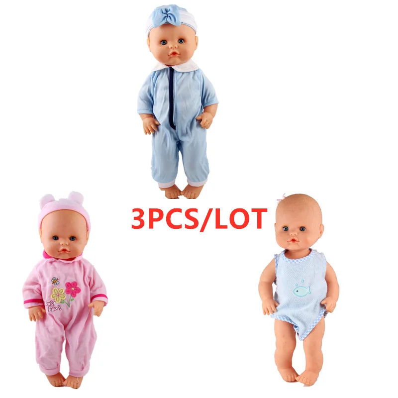 style 1 35 см Nenuco кукольная одежда Nenuco Ropa y su Hermanita, 3 шт., 1 синее флокирование, кружевное платье, 1 красный комбинезон с овечьей шерстью, 1 комплект одежды 3 в 1 - Цвет: style 1