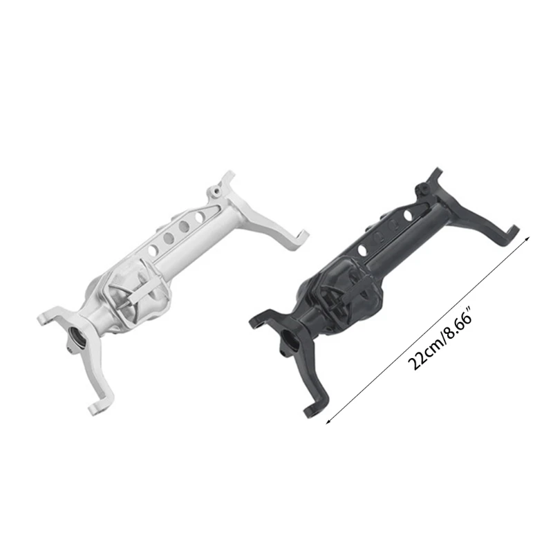 

Manual Assembly Metal Front Axle Housing for 1/10 RC Crawler Car Axial SCX10 III AX103007 Unpowered Trailer Steering