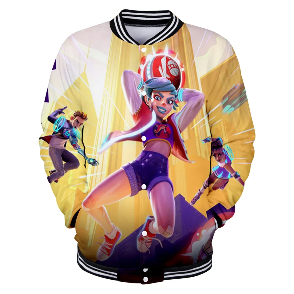 

Knockout City Sweatshirt 3D Unisex Tracksuit Baseball Jackets Women/Men Harajuku Streetwear 2021 Pop Game Clothes Plus Size