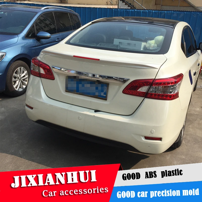 Спойлер для Sentra 2012-2015 Nissan спойлер из АБС-пластика заднее крыло автомобиля цветной