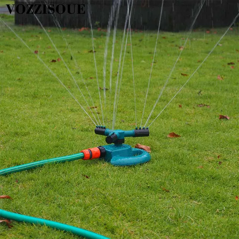 Садовый разбрызгиватель автоматический полив травы газона 360 дюйма вращающийся
