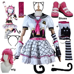Аниме любовь! Костюм для косплея PDP Tennouji Rina, школьный идол, костюм для женщин