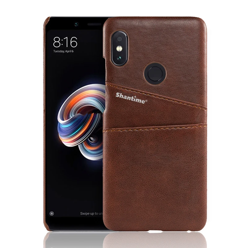 Для Xiao mi Red mi 6 Pro mi A2 Lite чехол для телефона из искусственной кожи для Xiao mi Red mi Note 5 Pro Чехол для Xiaomi mi 6X mi A2 деловой чехол - Цвет: BROWN