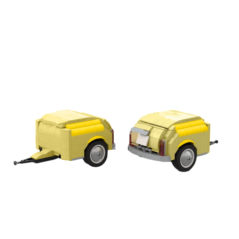 

MOC Trailer for 10271 Car Building Block Kit Tailgate Opened Truck Vehicle Brick Model DIY Kids Puzzle Brain Toys Birthday Gift