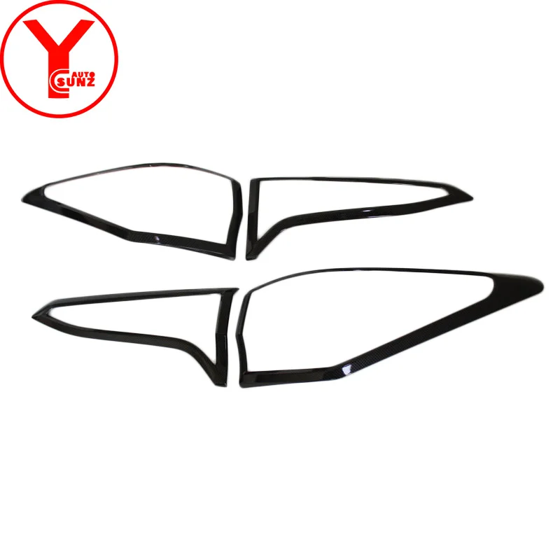 Задний фонарь из углеродного волокна для toyota fortuner sw4 2016 2017 2018 2019 ABS колпаки лампы