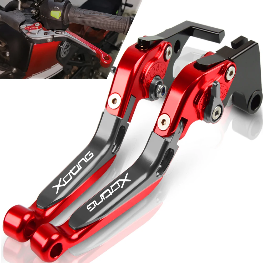 

2020 New FOR Kymco Xciting 250 300 400 500 ALL Years Motorcycle handbrake Extendable handle Adjustable Brake Clutch Levers