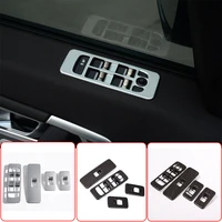 for land rover discovery sport 2015 2019 abs chromecarbon fiber window lifter switch frame decorative sticker car accessories