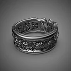 Мужское кольцо с резным кольцо скорпиона в стиле ретро, украшение для вечевечерние, подарок на праздник