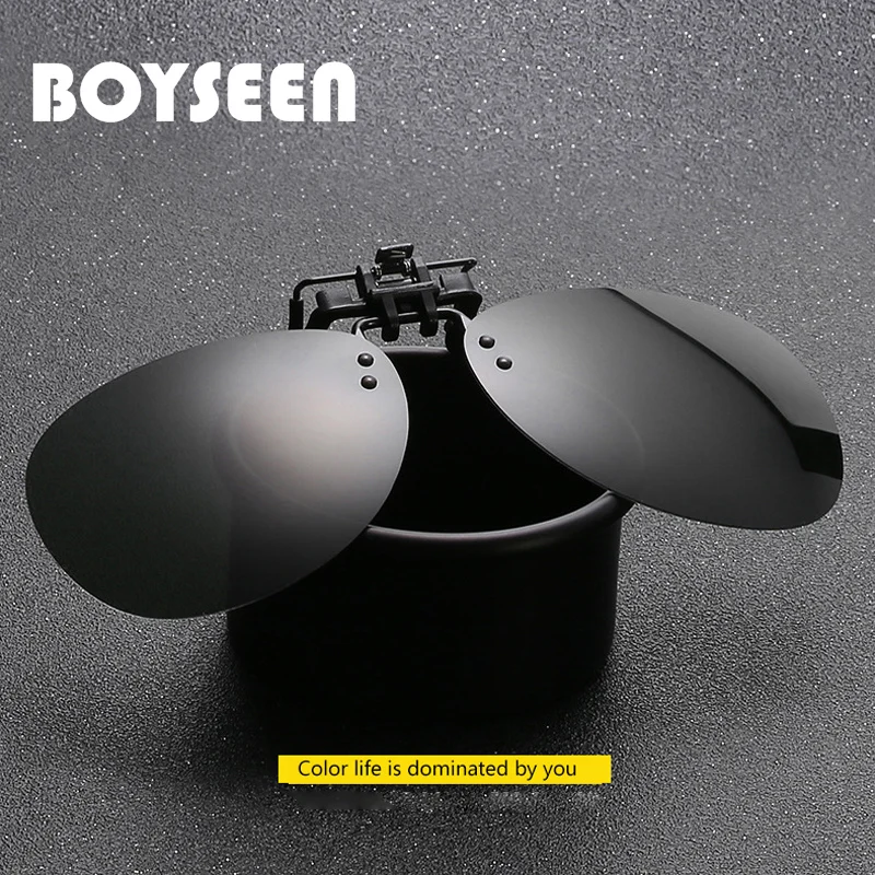 BOYSEEN, Овальные, поляризационные, на застежке, солнцезащитные очки для женщин и мужчин, негабаритные, солнцезащитные очки, для вождения, поляризационные, с линзами ночного видения, анти-UVA/UVB 904