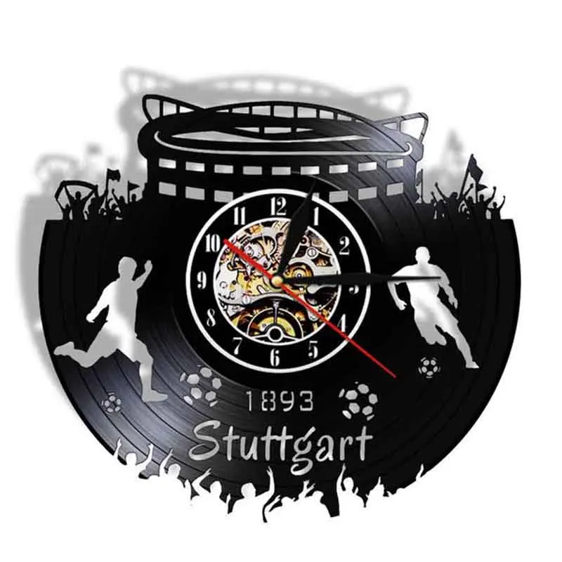 

Часы настенные виниловые в стиле ретро с изображением пейзажа немецкой страны