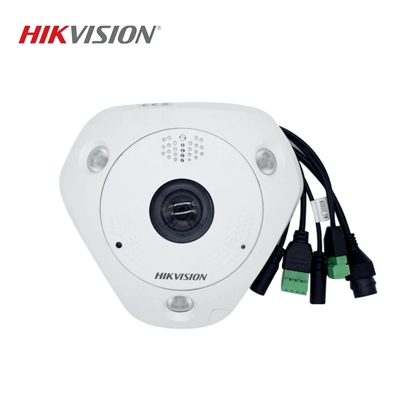 HIKVISION DS 2CD6362F IVS китайская версия 6 МП рыбий глаз водонепроницаемая ip камера