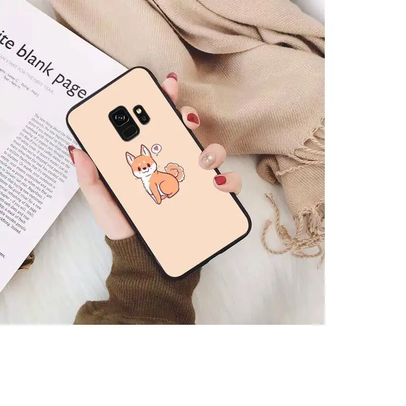 

Cartoon Cute Corgi Dog Phone Case For Samsung Galaxy S20 S10 Plus S10E S5 S6 S7edge S8 S9 S9Plus S10lite 2020