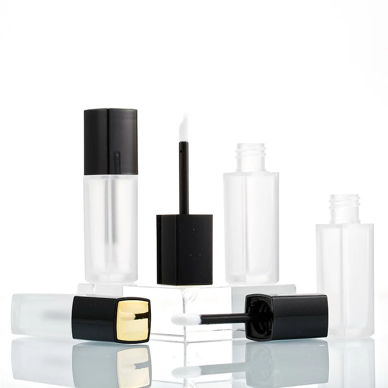 5 мл матовый блеск для губ трубка губной помады прозрачный кристалл квадратные