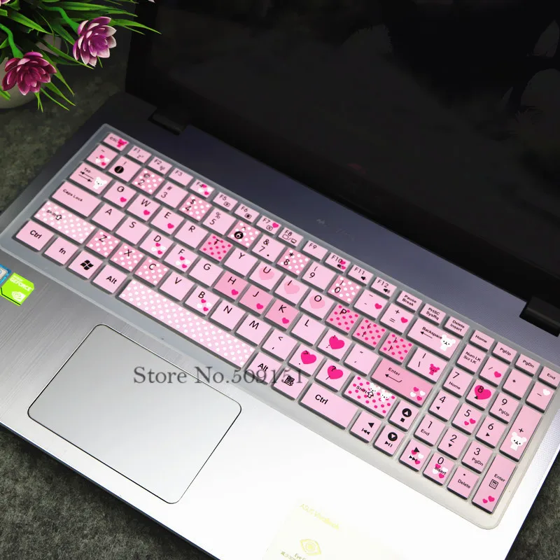 15 6 дюймов ноутбук Клавиатура Защитная крышка для ASUS VivoBook X542BA X542U FL8000UF i7 8550U VM592U A556UQ