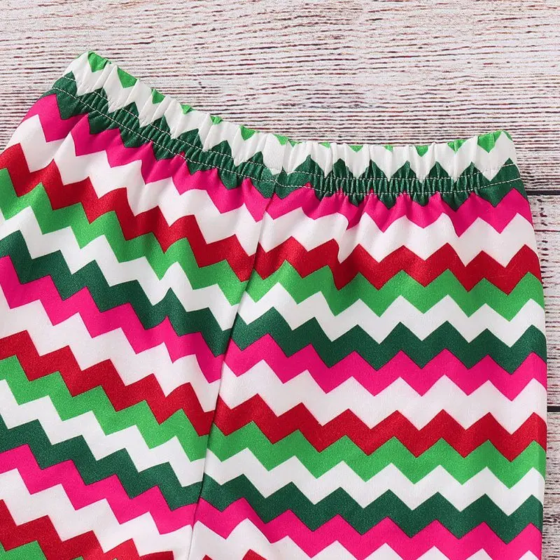 3 шт Рождественский комплект одежды! Милый хлопковый комбинезон с буквенным