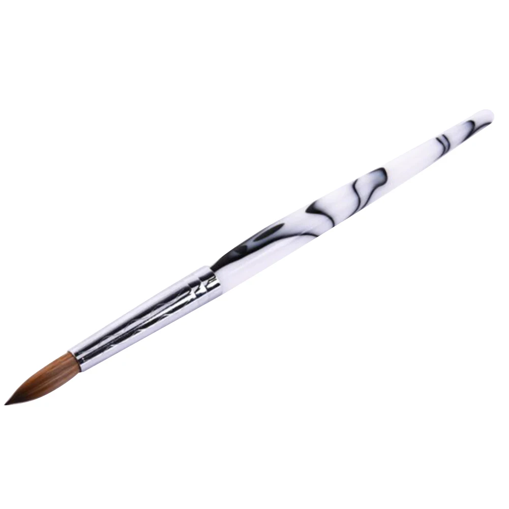 Напечатанные норковые волосы кисти для рисования ногтей ручки начинающих
