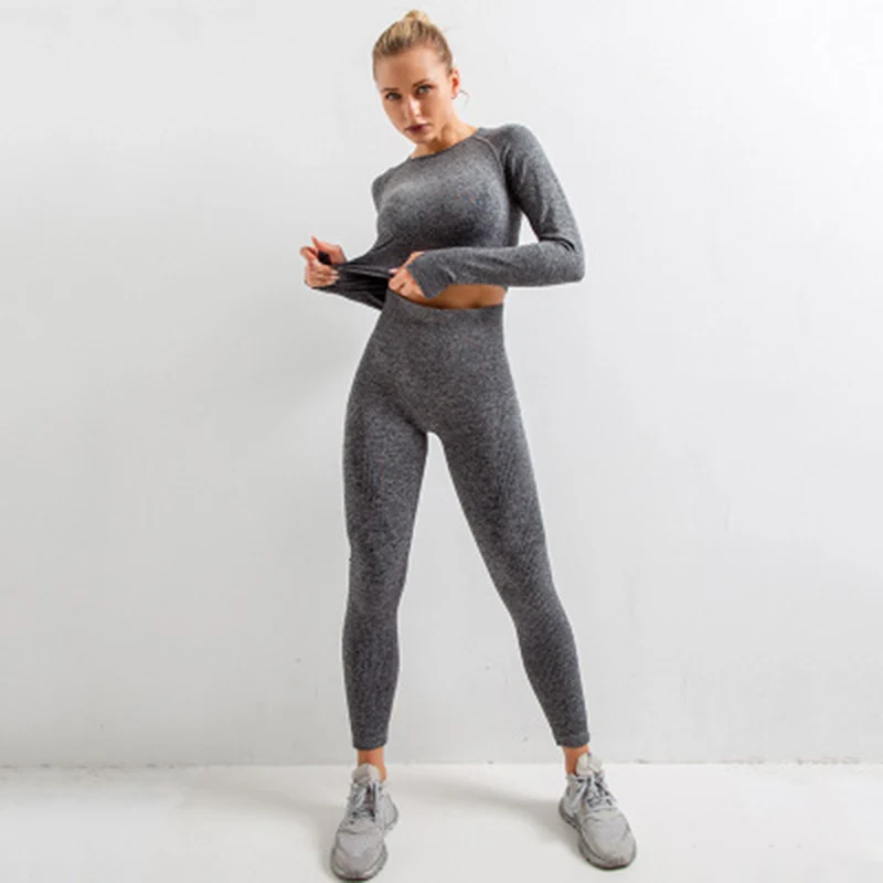 

2021 Hot Sales Gym Suit Women Ropa Deportiva Mujer Sports Clothing Set Women Fitness Set Yoga Set Gym Set Women Gym Clothing