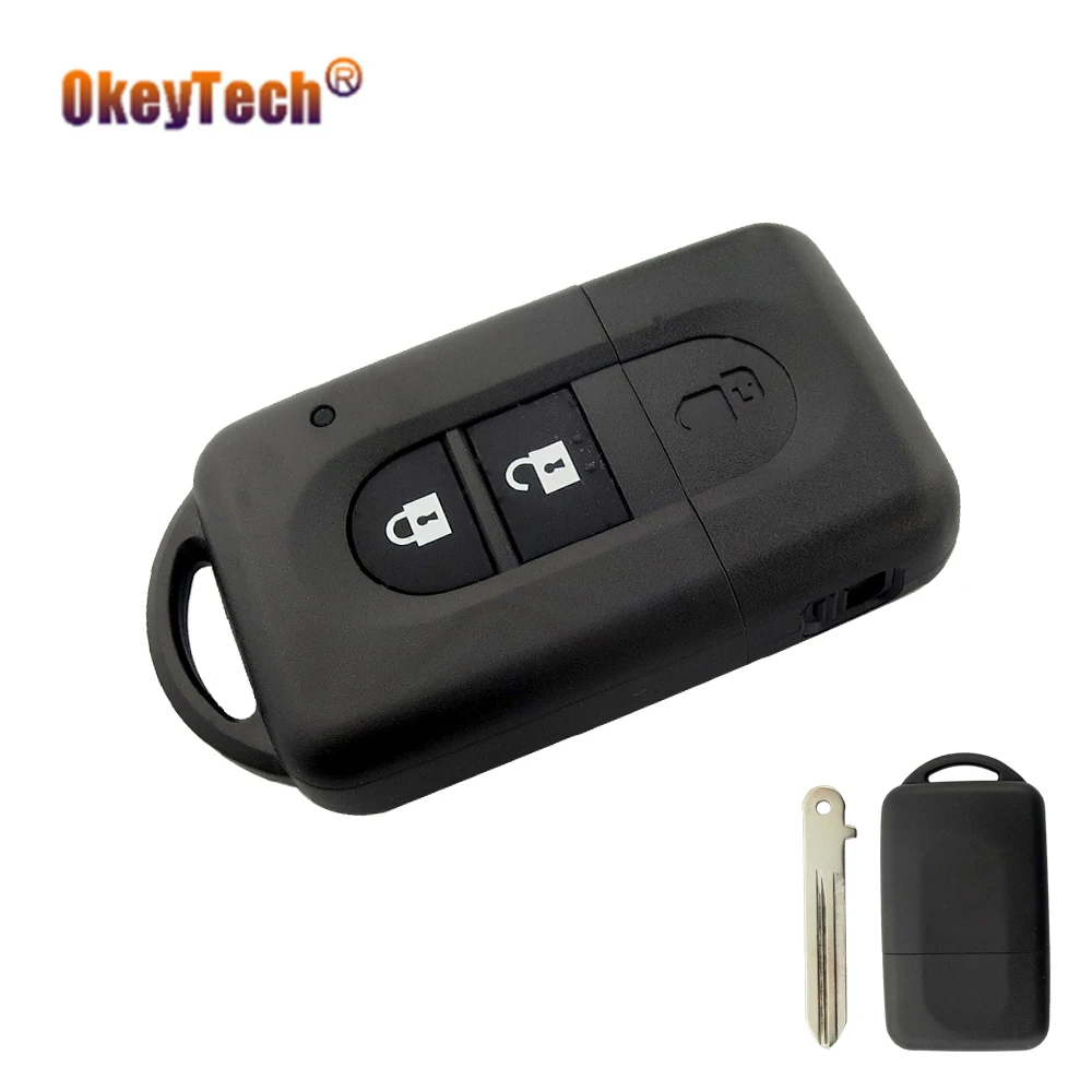

Okeytech Flip Romote Control Car Key Shell Case Cover Fob Replacement For NISSAN QASHQAI X-TRAIL MICRA NOTE PATHFINDER