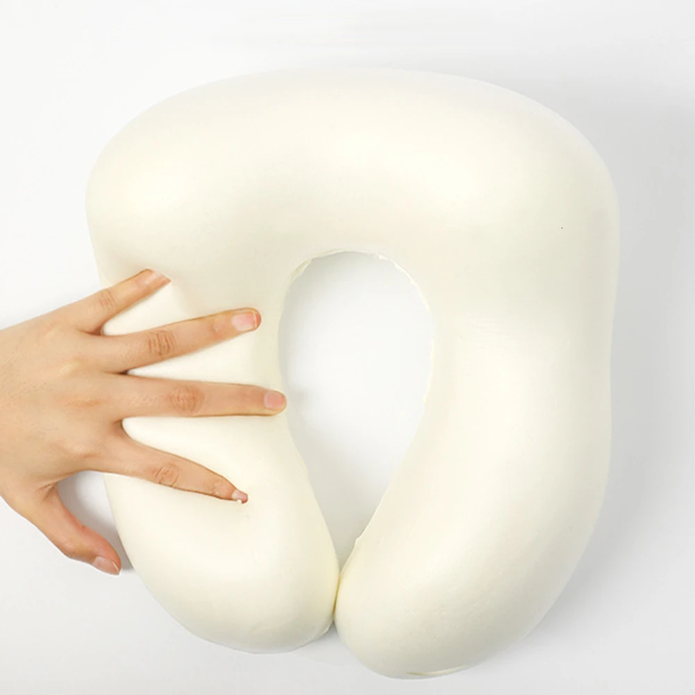 1x U Shaped Memory Foam Neck Pillows Almohada De Viaje Rebound Space Travel Cushion Cervical Healthcare Bedding Travesseiro | Дом и сад