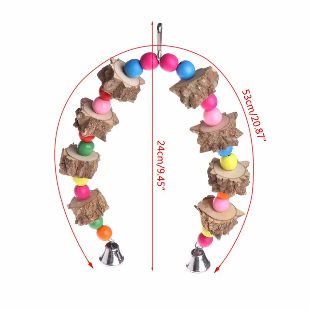 

Pepperwood Chew Toys Parrot Chew Toys Cotton Rope Swing Bird Cage Accessories Pet Supplies Parrot Supplies