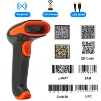 bar code barcode scanner bluetooth 2 4g wireless usb wired handheld portable barcode reader ccd qr code pdf417 datamatrix code