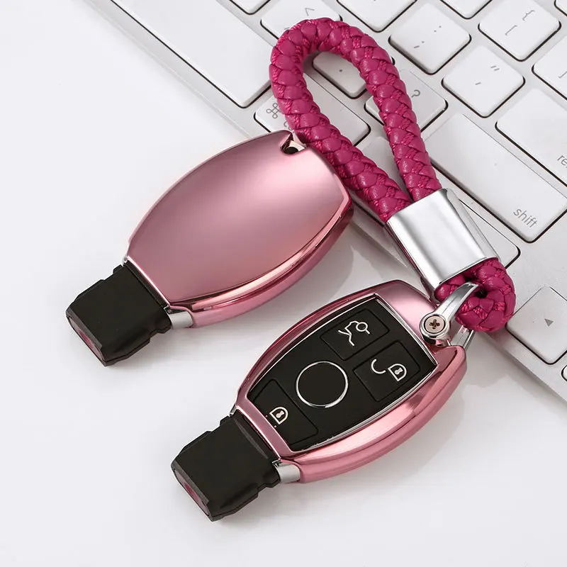 

Soft TPU Car Remote Key Case Cover Shell For Mercedes For Benz A B C SClass W203 W204 W205 W210 W211 W212 W221 W222 AMG Keychain