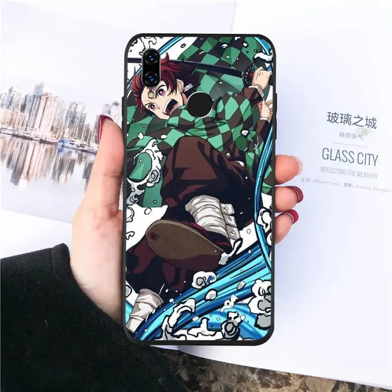 

Demon Slayer Kimetsu no Yaiba Anime Phone Case For Huawei honor Mate P 10 20 30 40 Pro 10i 9 10 20 8 x Lite Luxury brand shell