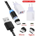 Быстрое зарядное устройство с разъемом Micro USB Тип C 2, адаптер, кабель, магнитный USB-кабель для nokia 4,2 3,2 3,1 A C X71 8,1 71 6,1 PLUS X7 X6 X5