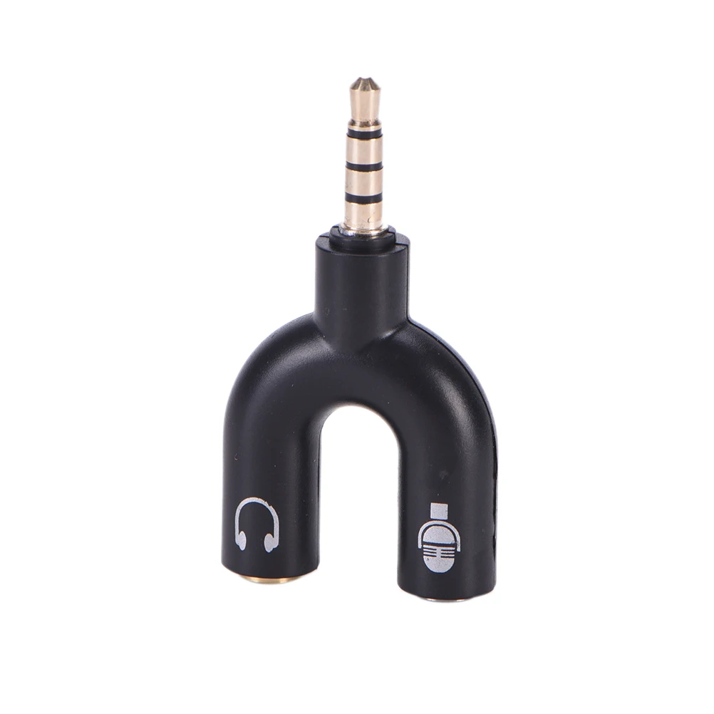 

3.5mm Stereo Splitter Audio to Mic & Headset Jack Plug Adapter For Phonefo White Category: 3.5MM / 0.14 in