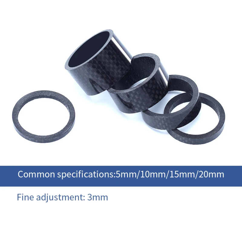 5 шт. гарнитура для горного велосипеда углеродная волоконная шайба 3 мм 10 15 20