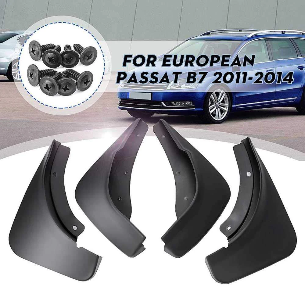 

Mud Guards Mud Flaps For-VW Passat B7 2011-201 European Fender Full Protection Splash Guards 4Pcs Mudguard