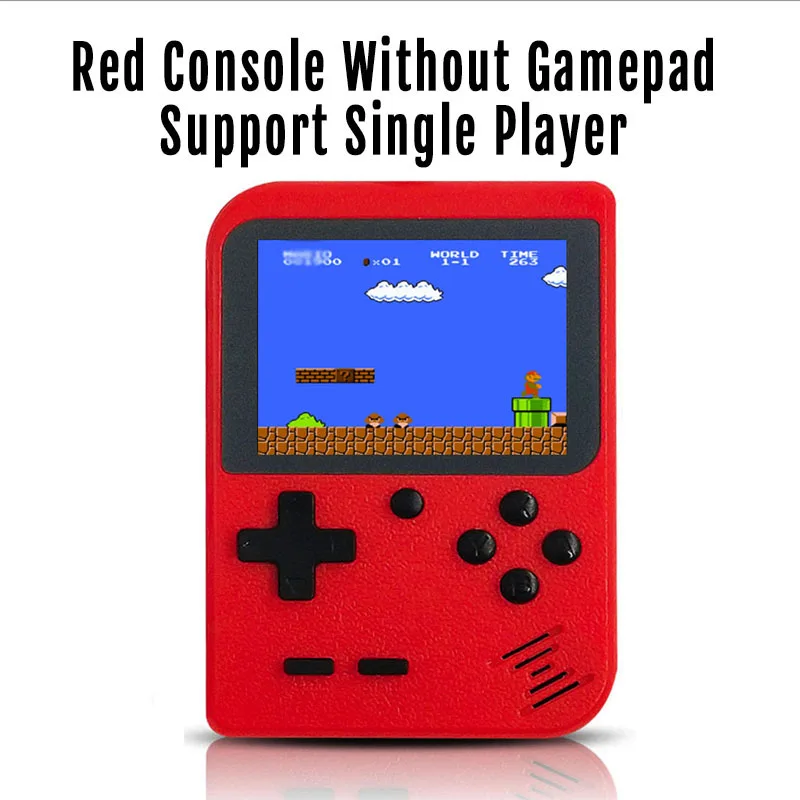 Red Новая портативная игровая консоль Встроенный 400 классические игры мини 8 бит карманный портативный плеер Ретро видео игровая консоль - Color: Red