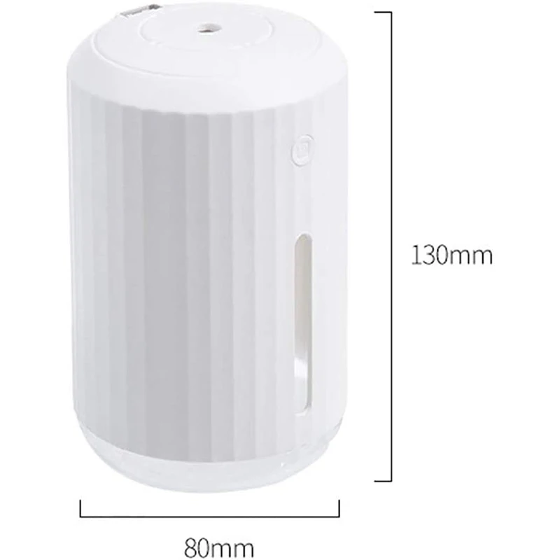 

USB Cool Mist Humidifier for Bedroom - Top Filling Air Humidifier 7Color LED Night Lights Whisper-Quiet Easy Clean 320ML